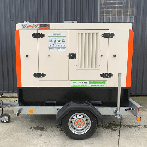 white diesel generator